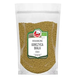 Ekologiczna Gorczyca Żółta Cała 500g Doypack