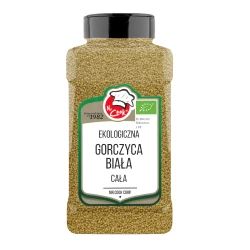 Ekologiczna Gorczyca Żółta Cała 800g Słoik PET