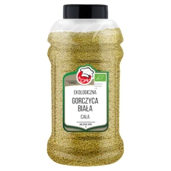 Ekologiczna Gorczyca Żółta Cała 1.2kg Słoik PET