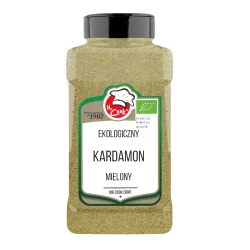 Ekologiczny Kardamon Zielony Mielony 650g Słoik PET
