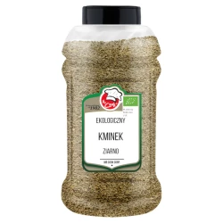 Ekologiczny Kminek Ziarno 900g Słoik PET
