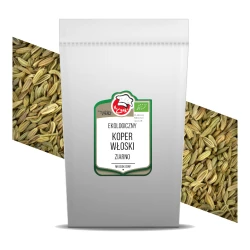 Ekologiczny Koper Włoski (Fenkuł) Ziarno 10kg Worek papierowy