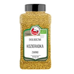 Ekologiczna Kozieradka Ziarno 850g Słoik PET