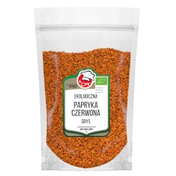 Ekologiczna Papryka Czerwona Grys 500g Doypack