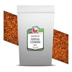 Ekologiczna Papryka Czerwona Grys 10kg Worek papierowy