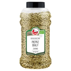 Ekologiczny Pieprz Biały Całe Ziarna 1kg Słoik PET