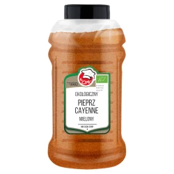 Ekologiczny Pieprz Cayenne 800g Słoik PET