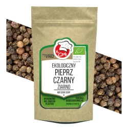 Ekologiczny Pieprz Czarny Ziarnisty 200g Doypack BIO