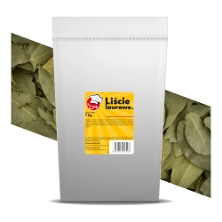 Liście Laurowe Suszone - Premium Line 1kg Worek papierowy
